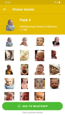 Stickers Baby Memes android App screenshot 3