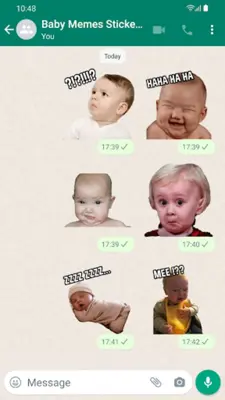 Stickers Baby Memes android App screenshot 5