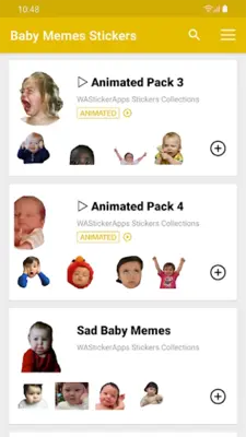 Stickers Baby Memes android App screenshot 6